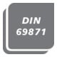 HAIMER Porte-outil de serrage de surface DIN69871ADB SK40 20mm extra court-4