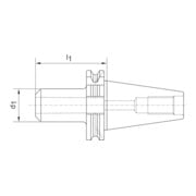 HAIMER Porte-outil HG DIN69871ADB SK40 2-8mm-2