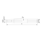 HAIMER Schrumpffutter-Verlängerung Extra Slim h6 160x16x6mm-5