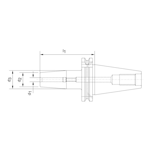 HAIMER Schrumpffutter DIN69871 Schaft SK40 5,0x80mm