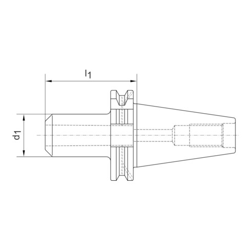 HAIMER Spannfutter HG DIN69871ADB SK40 2-8mm