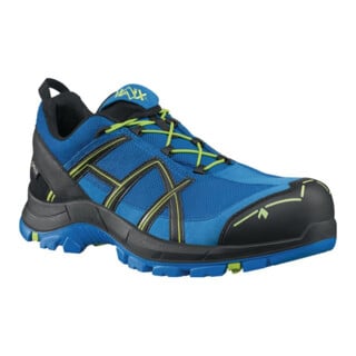 Haix Chaussure de sécurité BE Safety 40 basse Taille 8 (42) bleu/citron microfibre/textile S3