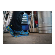 Haix Chaussure de sécurité BE Safety 40 basse Taille 8,5 (42,5) bleu/citrus microfibre/textile S3-4