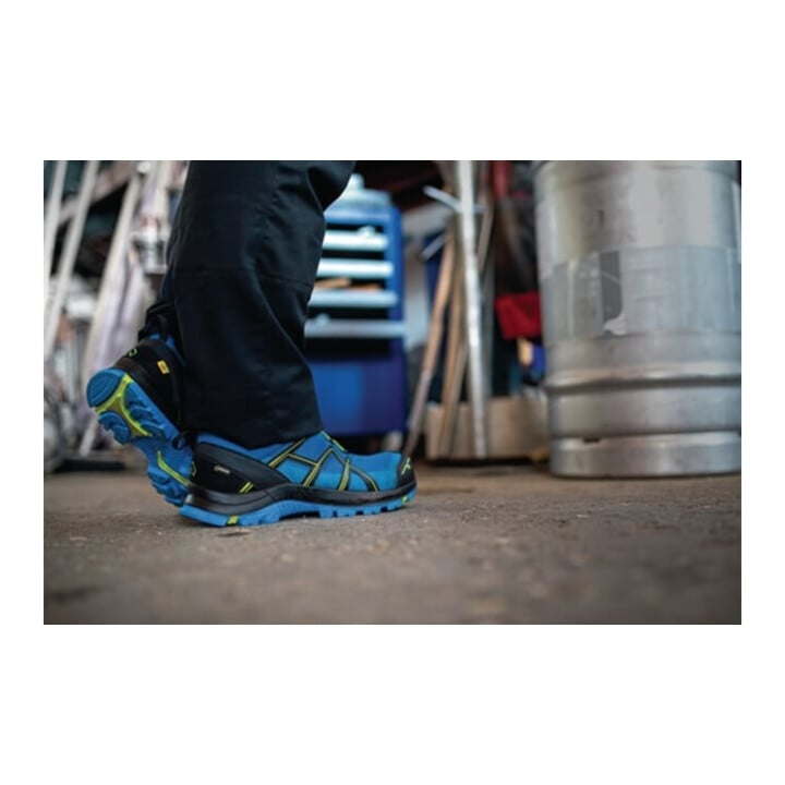 Haix Chaussure de sécurité BE Safety 40 basse taille 9 (43) bleu/citron microfibre/textile S3