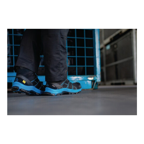 HAIX Chaussures de sécurité BLACK EAGLE 40.1, MID, S3, noir-bleu