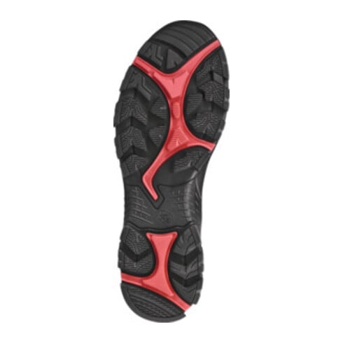 HAIX Chaussures de sécurité BLACK EAGLE 54, MID, S3, noir-rouge