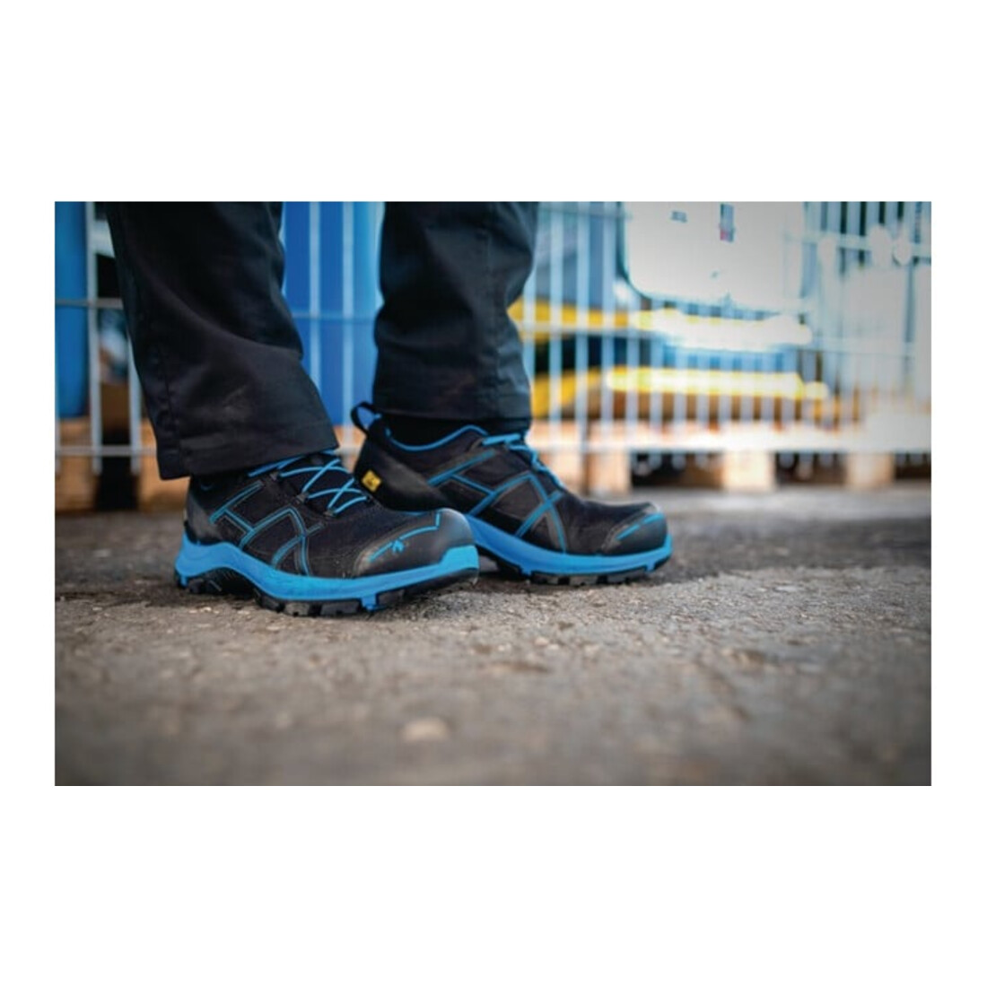 Chaussure de sécurité Haix BE Safety 40 low Gr.9,5 (44) noir/bleu microfibre/textile S3