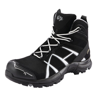 Haix Schnürstiefel schwarz/silber Black Eagle Safety 40 Mid ESD, S3, EU-Schuhgröße: 45