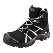 Haix Schnürstiefel schwarz/silber Black Eagle Safety 40 Mid ESD, S3, EU-Schuhgröße: 51