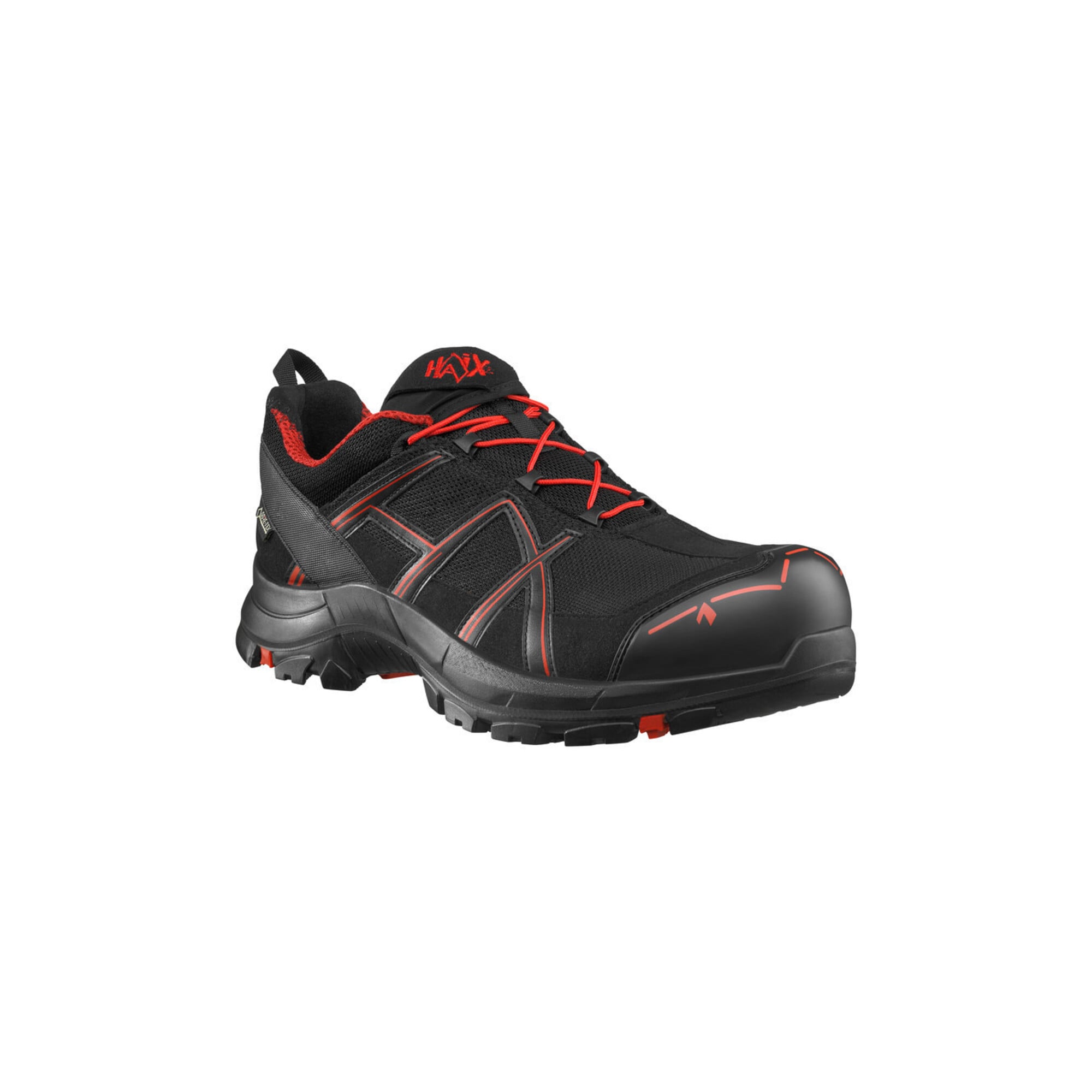 HAIX Schuh BLACK EAGLE 40.1, LOW, S3, schwarz-rot, Gr. 4,5 (37)