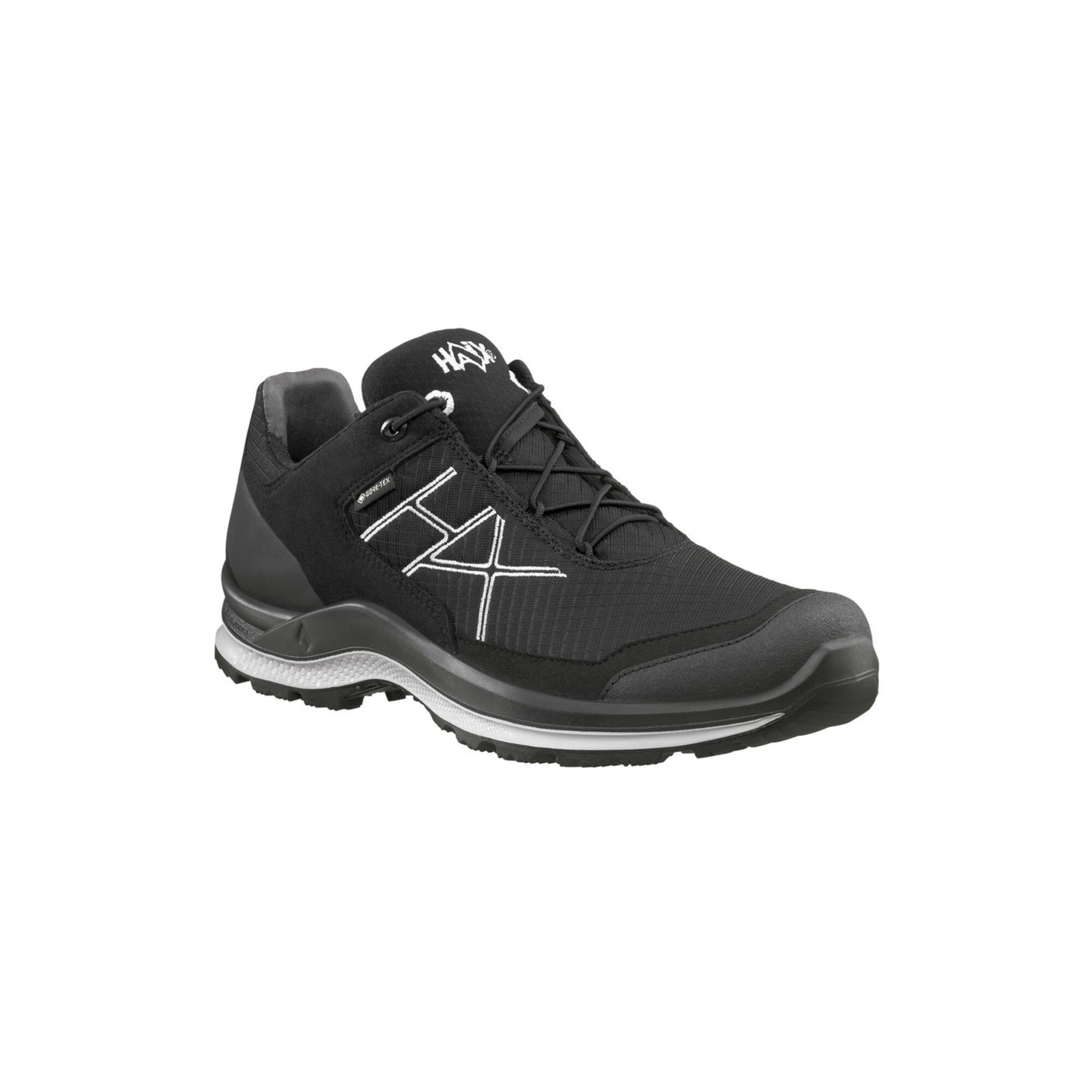 HAIX Schuh BLACK EAGLE GTX WS LOW, schwarz-silber, Gr. 10 (45)