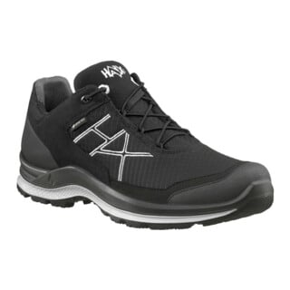 HAIX Schuh BLACK EAGLE GTX WS LOW, schwarz-silber, Gr. 6,5 (40)