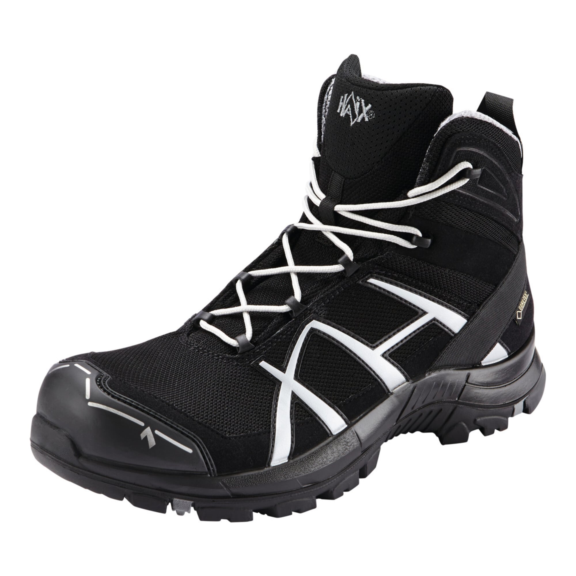 HAIX Sicherheitsstiefel BLACK EAGLE 40.1, MID, S3, schwarz-silber, Gr. 15 (51)