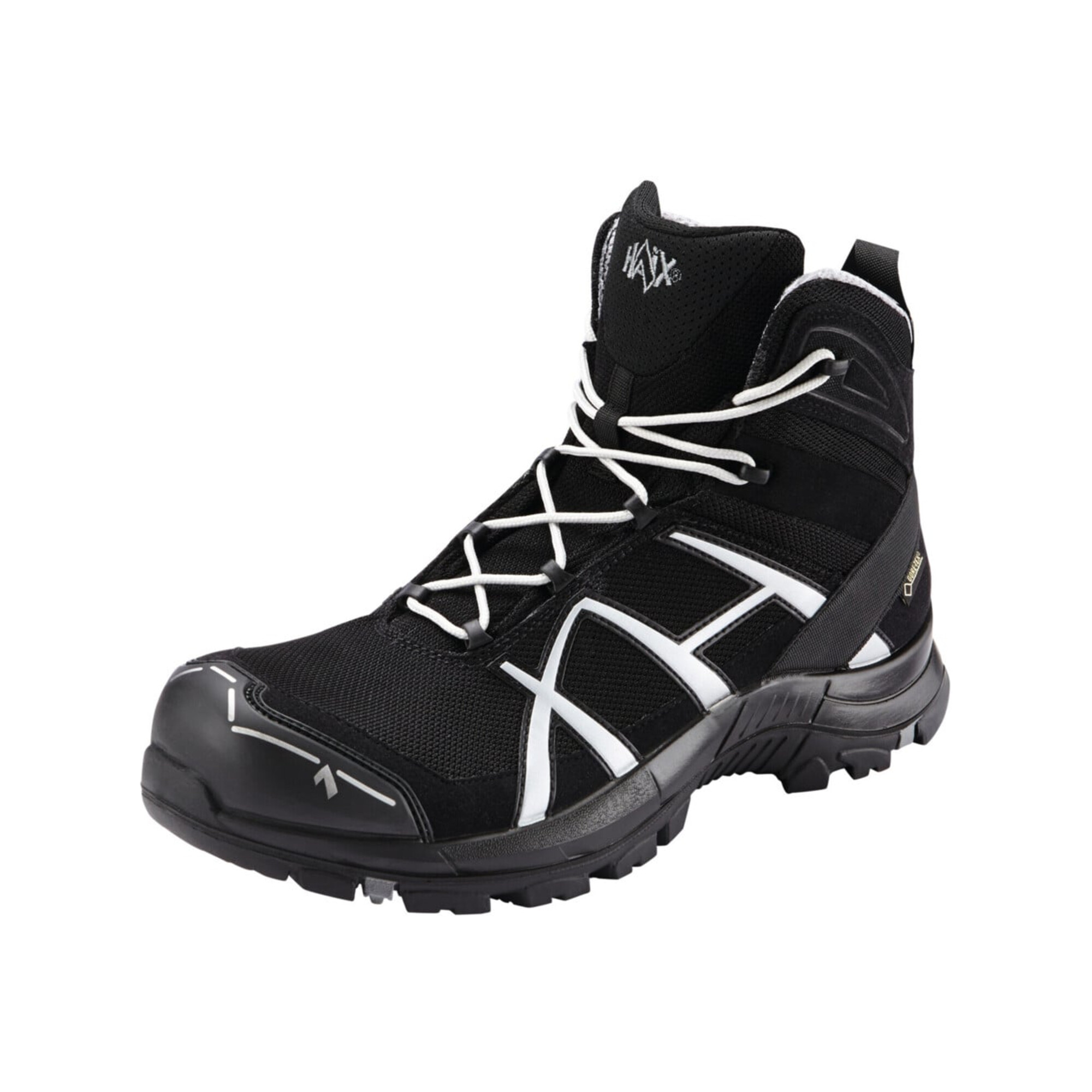 HAIX Sicherheitsstiefel BLACK EAGLE 40.1, MID, S3, schwarz-silber, Gr. 3,5 (36)