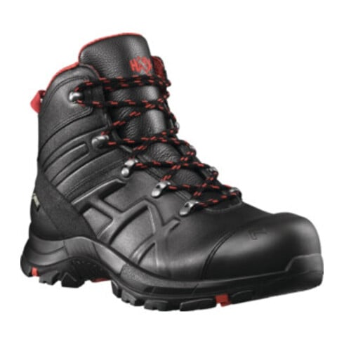 HAIX Sicherheitsstiefel BLACK EAGLE 54, MID, S3, schwarz-rot