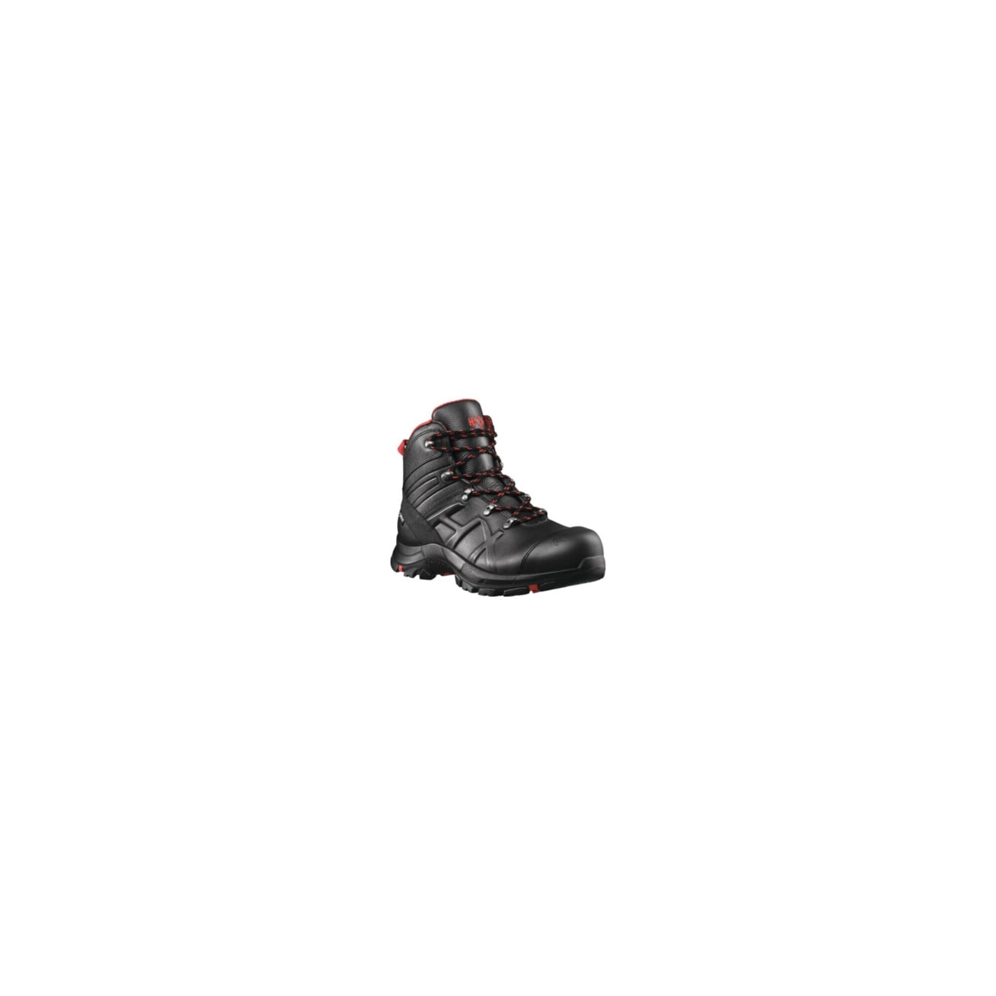 HAIX Sicherheitsstiefel BLACK EAGLE 54, MID, S3, schwarz-rot, Gr. 7 (41)