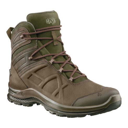 HAIX Stiefel BLACK EAGLE Nature GTX MID, braun-grün