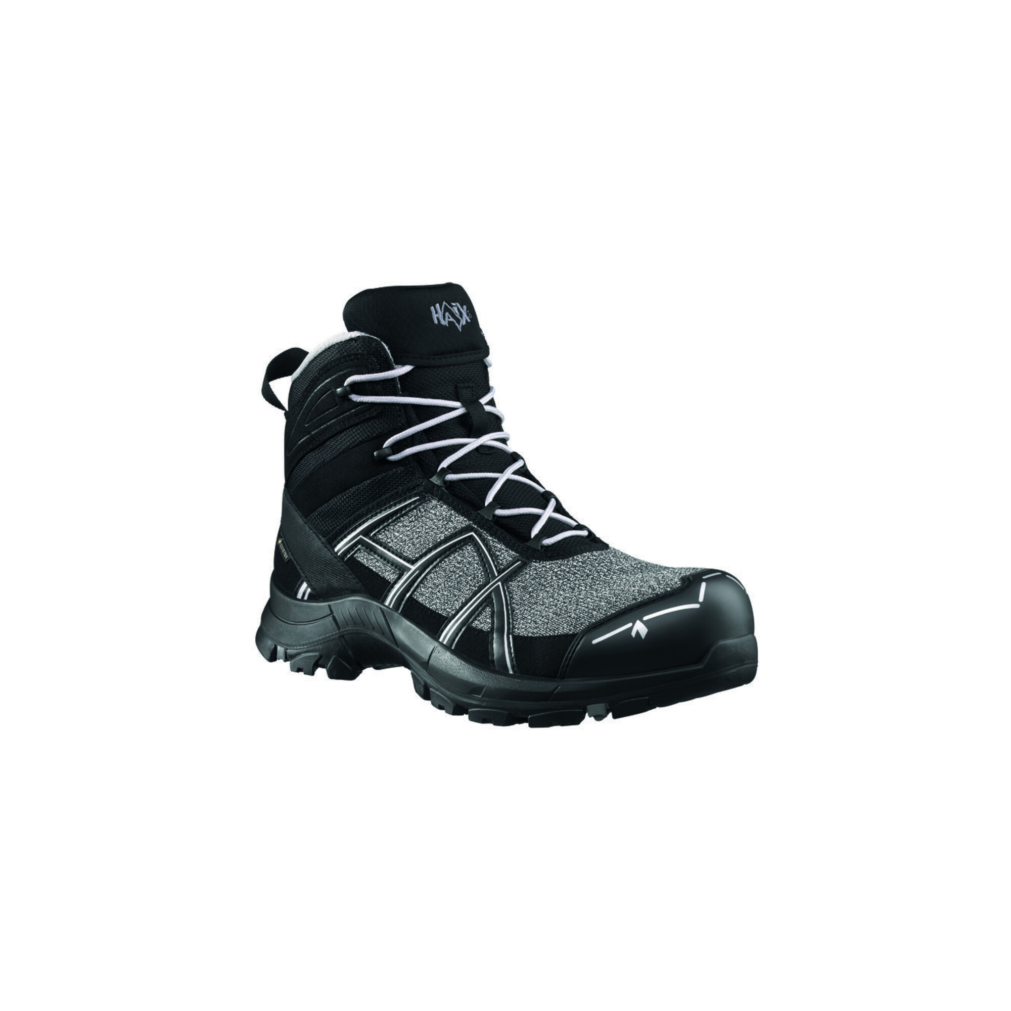 HAIX Stiefel BLACK EAGLE Pro, MID, S3, schwarz-silber, Gr. 10,5 (45)