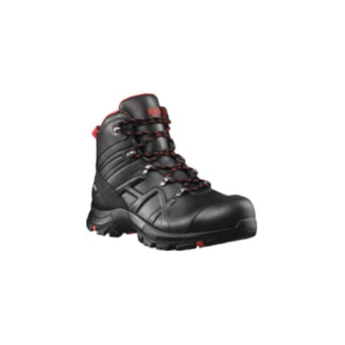 HAIX Stivali di sicurezza BLACK EAGLE 54, MID, S3, nero-rosso