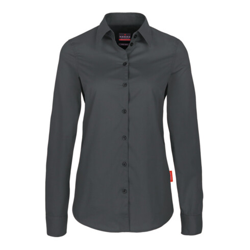 Hakro Damen Bluse Performance, anthrazit, Unisex-Größe: 3XL