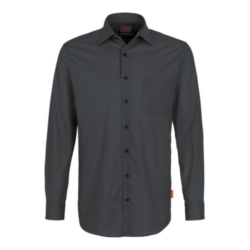 Hakro Herren Hemd Performance, anthrazit, Unisex-Größe: L