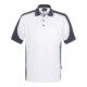 Hakro Polo-shirt Contrast Performance, blanc, taille unisexe : S-1