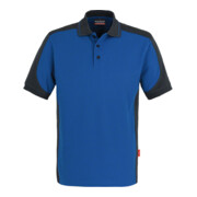 Hakro Polo-Shirt Contrast Performance, royal, taille unisexe XL