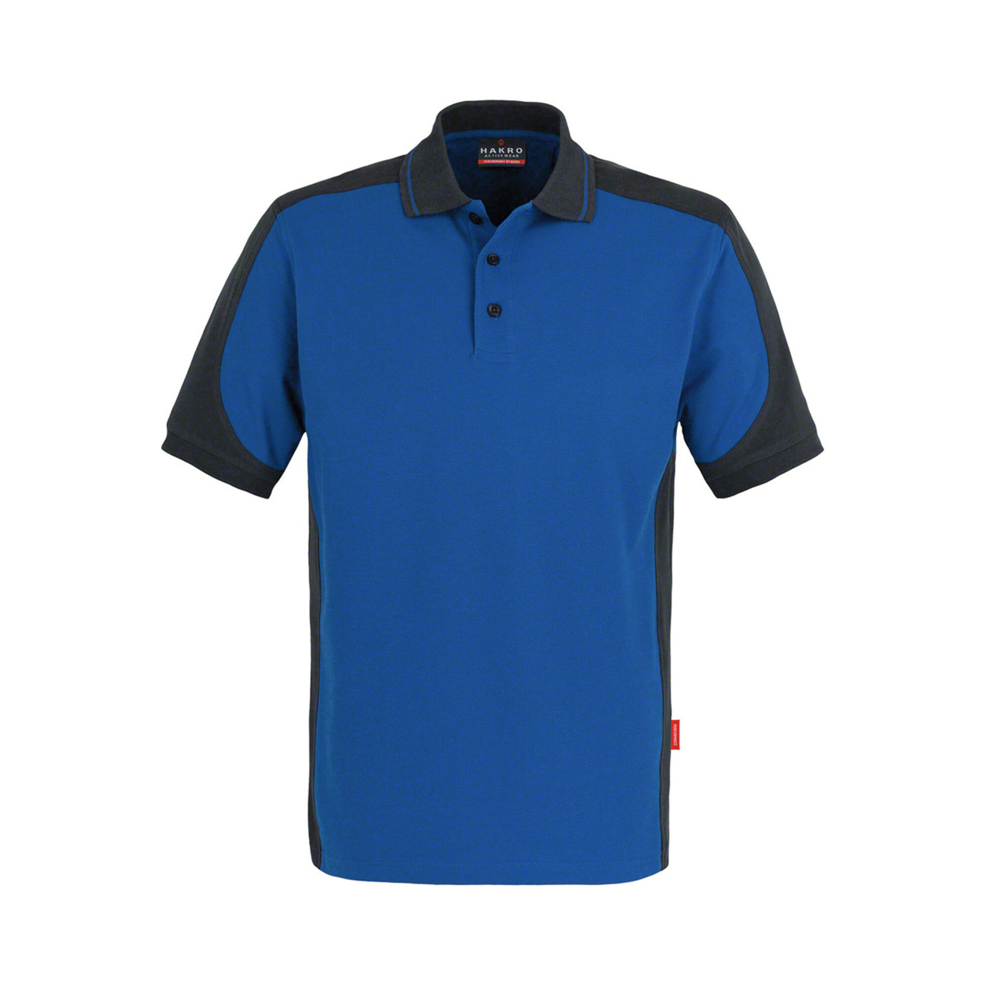 Hakro Polo-Shirt Contrast Performance, royal, Unisex-Größe: S