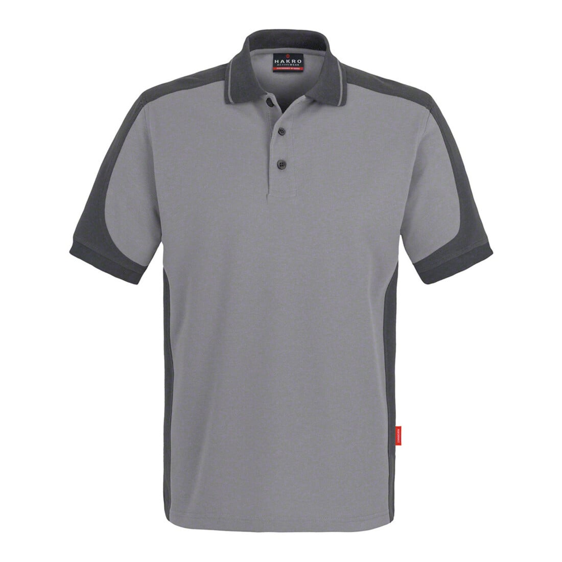 Hakro Polo-Shirt Contrast Performance, titan, Unisex-Größe: 3XL