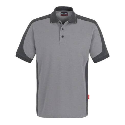 Hakro Polo-Shirt Contrast Performance, titan, Unisex-Größe: XL