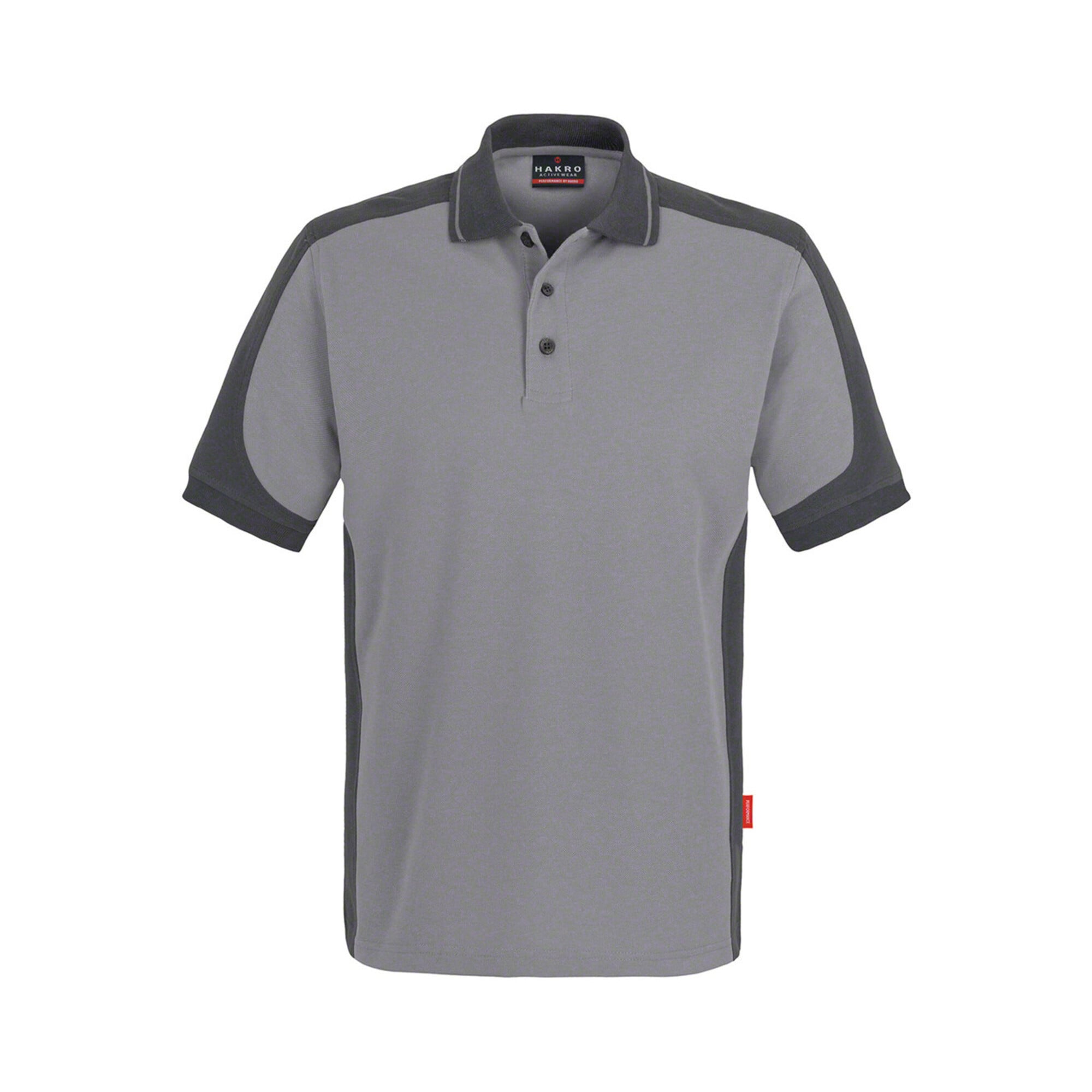Hakro Polo-Shirt Contrast Performance, titan, Unisex-Größe: XL