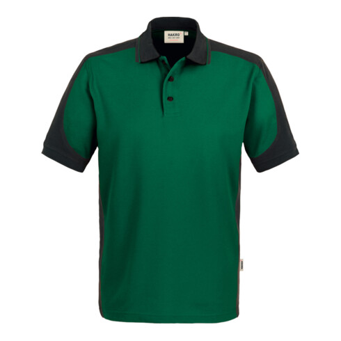 Hakro Polos Contrast Performance, sapin, Taille unisexe: M