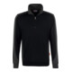 Hakro Sweat-shirt Zip Contrast Performance, Noir, Taille unisexe: XL-1