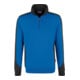 Hakro Sweat-shirt zippé Contrast Performance, royal, taille unisexe : L-1