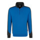 Hakro Sweat-shirt zippé Contrast Performance, royal, taille unisexe : M-1