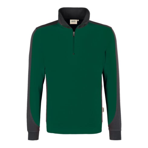 Hakro Sweat-shirt zippé Contrast Performance, tanne, Taille unisexe : L