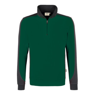 Hakro Sweat-shirt zippé Contrast Performance, tanne, taille unisexe : M