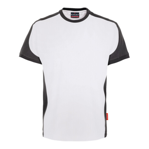 Hakro T-shirt Contrast Performance, Blanc, Taille unisexe: L