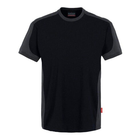 Hakro T-shirt Contrast Performance, Noir, Taille unisexe: 2XL