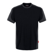 Hakro T-shirt Contrast Performance, Noir, Taille unisexe: 2XL