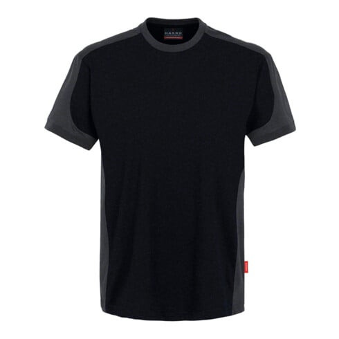 Hakro T-shirt Contrast Performance, Noir, Taille unisexe: L