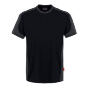 Hakro T-Shirt Contrast Performance, noir, taille unisexe : M