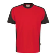 Hakro T-shirt Contrast Performance, rouge, Taille unisexe: 3XL