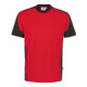 Hakro T-shirt Contrast Performance, rouge, Taille unisexe: L-1