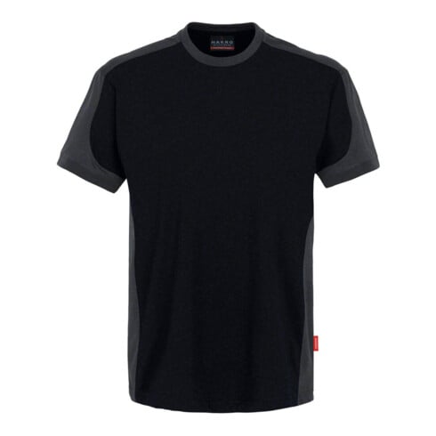 Hakro T-Shirt Contrast Performance, schwarz, Unisex-Größe: M