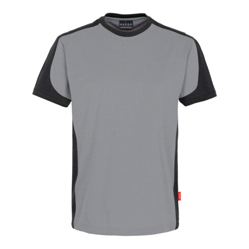 Hakro T-shirt Contrast Performance, Titane, Taille unisexe: 2XL
