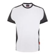 Hakro T-Shirt Contrast Performance, weiß, Unisex-Größe: XL