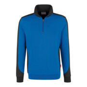 Hakro Zip-Sweatshirt Contrast Performance, royal, Unisex-Größe: 2XL