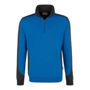 Hakro Zip-Sweatshirt Contrast Performance, royal, Unisex-Größe: M