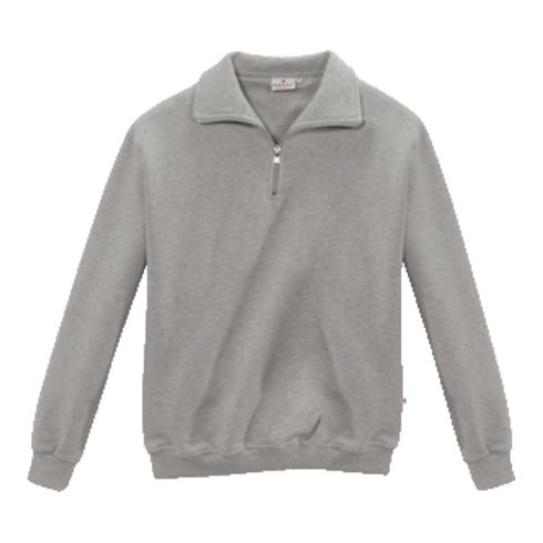 Hakro Zip-Sweatshirt Premium 451 grau-meliert